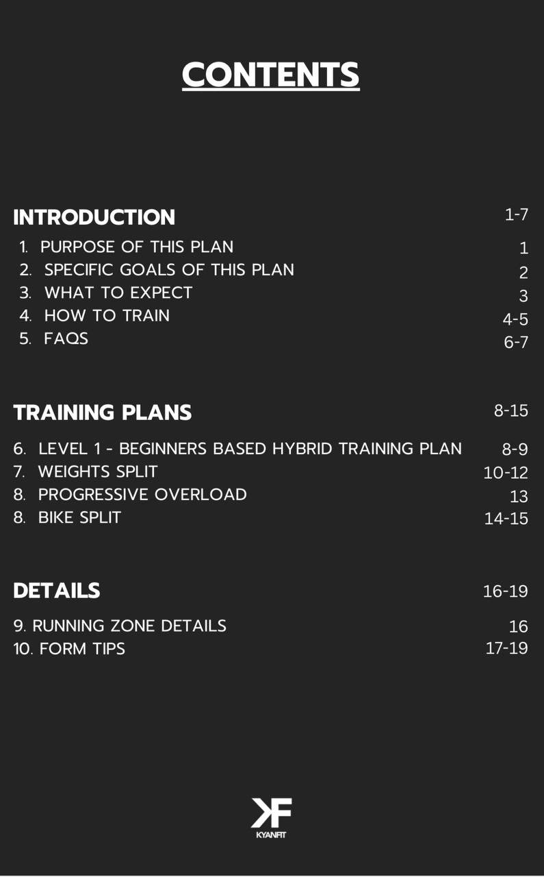 HYBRID TRAINING- LEVEL 1